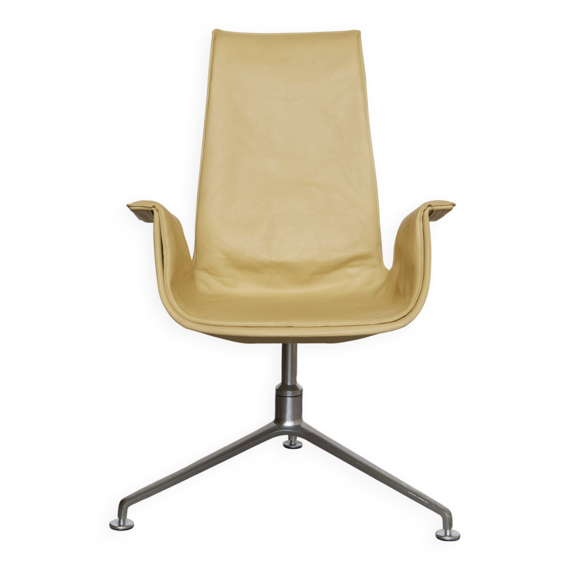 Chaise Tulipe Pivotante Modèle 6725 par Preben Fabricius & Jørgen Kastholm pour Walter Knoll