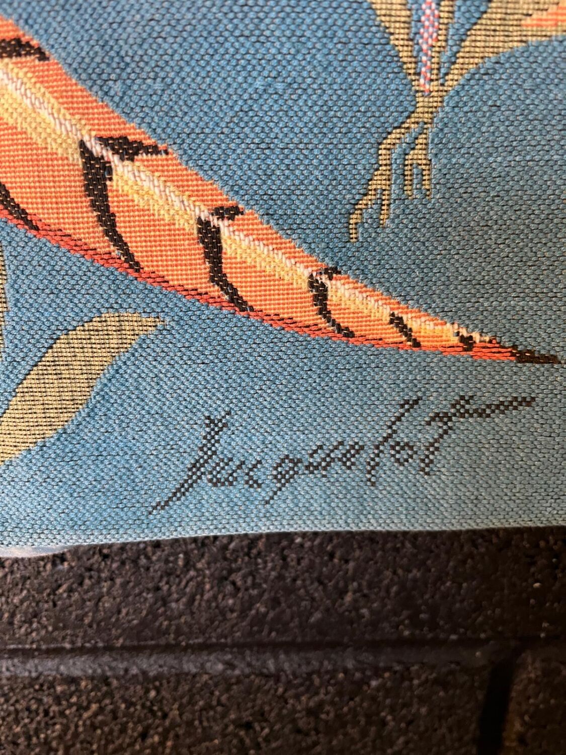 Jacquard tapestry