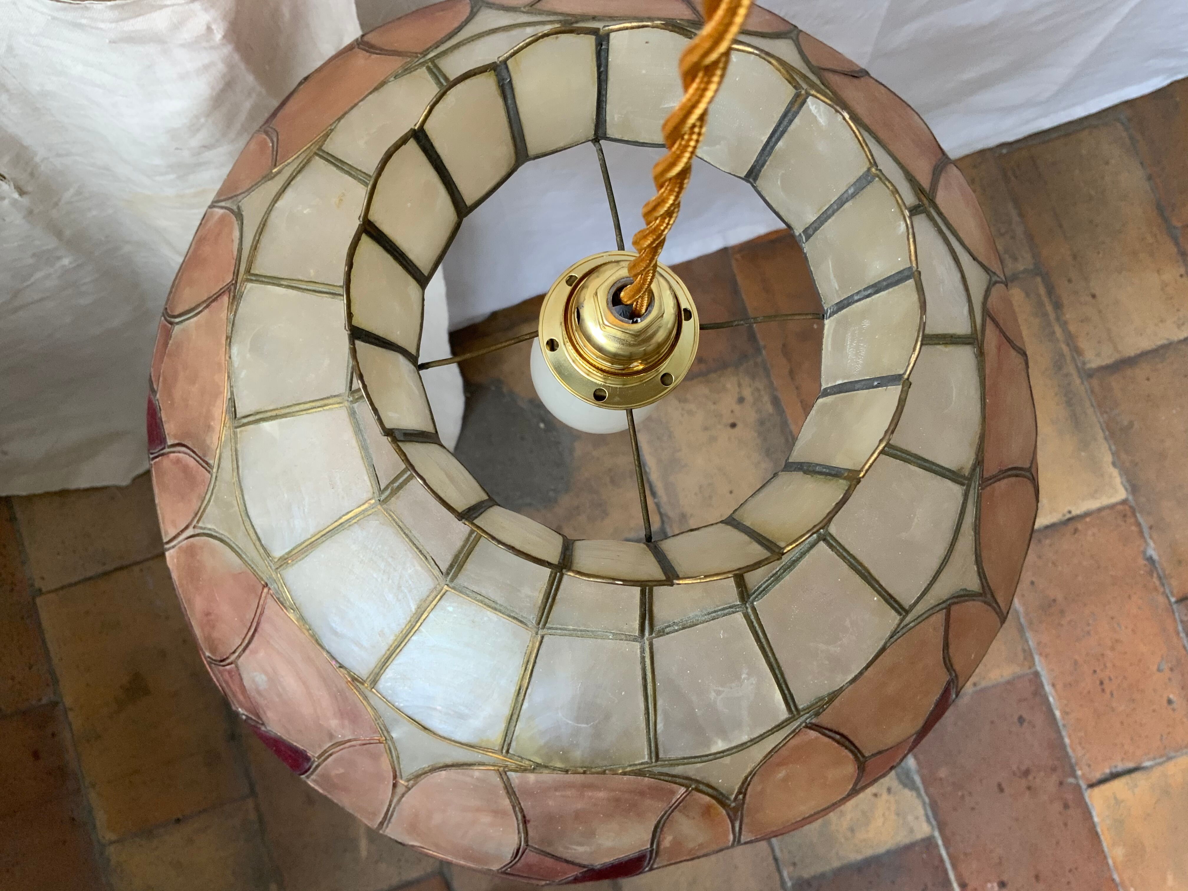 Vintage mother-of-pearl hanging