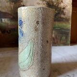 Vase rouleau grès émaillé