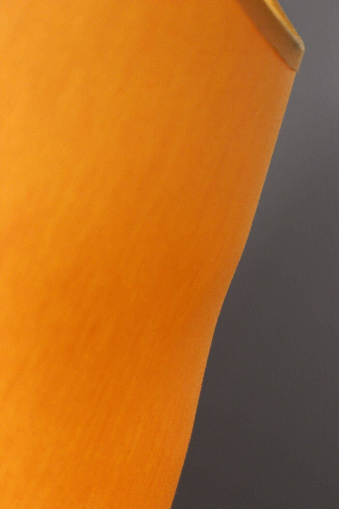 Louis Drimmer large ceramic pebble lamp orange 1980s