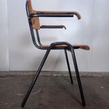 School chair with backrest