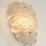 Crystal Glass Sputnik Wall Light by Peill & Putzler, Germany