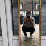 Miroir en bois doré