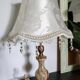 Lampe de table vintage en onyx et laiton, Italie