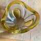 Vintage Murano glass fruit bowl from the 60s