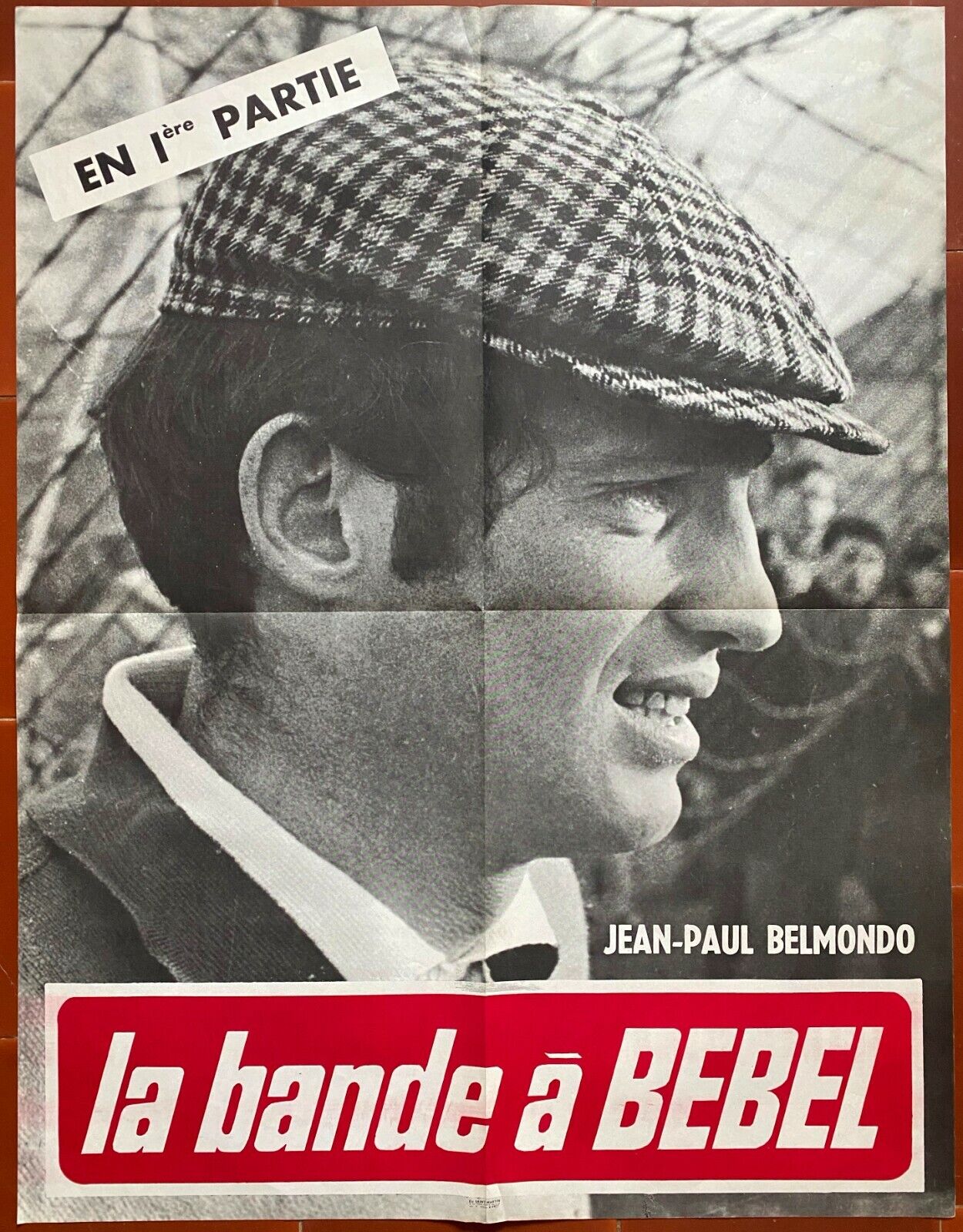 Poster "La bande a Bebel" Charles Gerard, Belmondo 60x80cm 1966