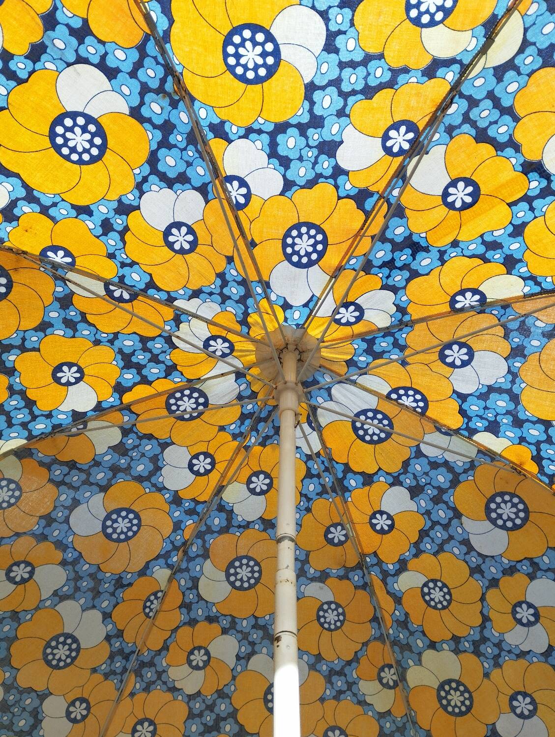 Parasol vintage à fleurs