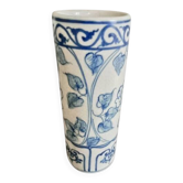 Cylindrical porcelain vase