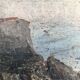 Oil on "marine" canvas, early 20th century