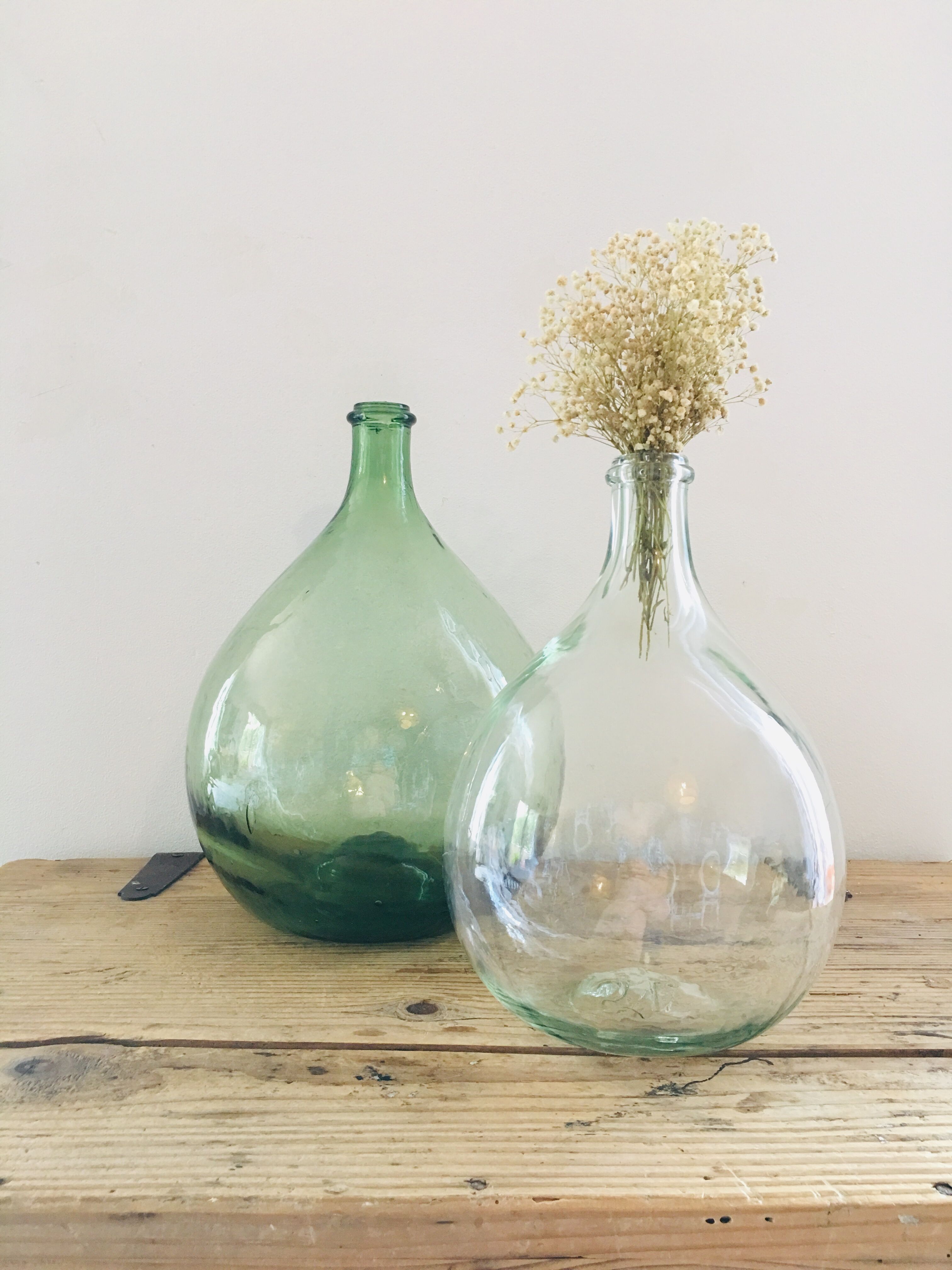 Green demijohn 10 liters