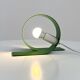 Green Loop Lamp in metal, 1980