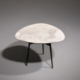 Elegant marble and brass accent table – chic small coffee or side table