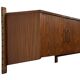 Vintage wall cabinet compact wall system 1960s teak veneer