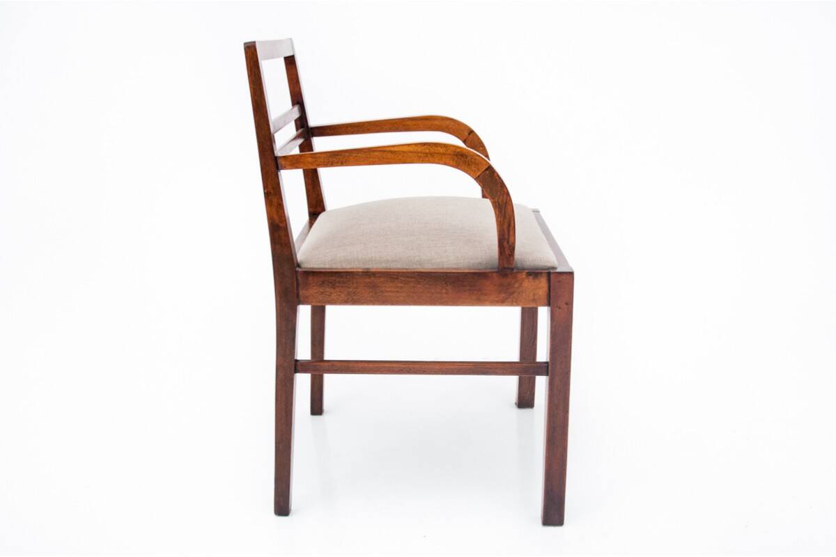 Art Deco armchair, Poland, 1930s. After renovation.