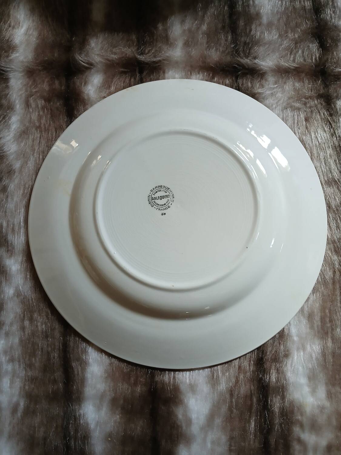 2 old plates from Digoin and Sarreguemines