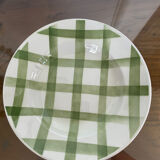 Set of 11 hollow plates Orchies Moulin des loups