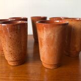 Digoin cups in glazed stoneware