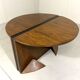 Table basse pliante en style art déco des années 1930.