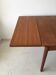 Dining table extendable Scandinavian teak extension 1960 s