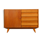 Vintage oak storage by Jiri Jiroutek, model U-458, 1960