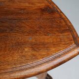 Art Deco console table in oak wood, France ca. 1930