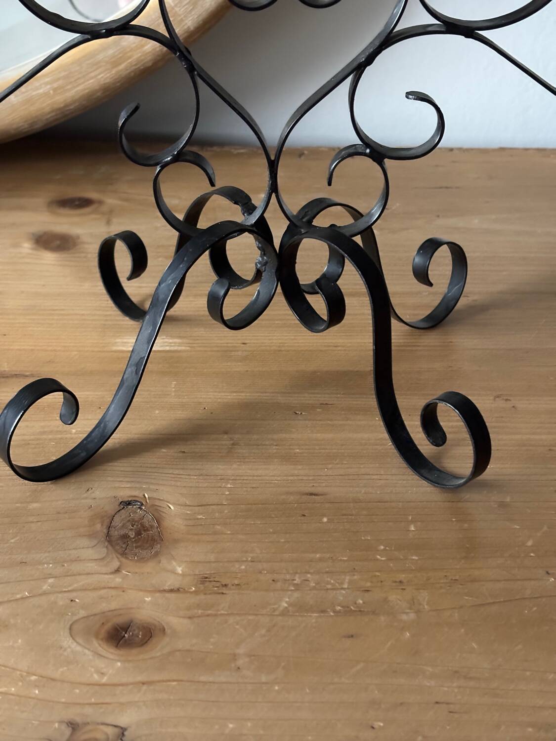 Wrought iron chandelier