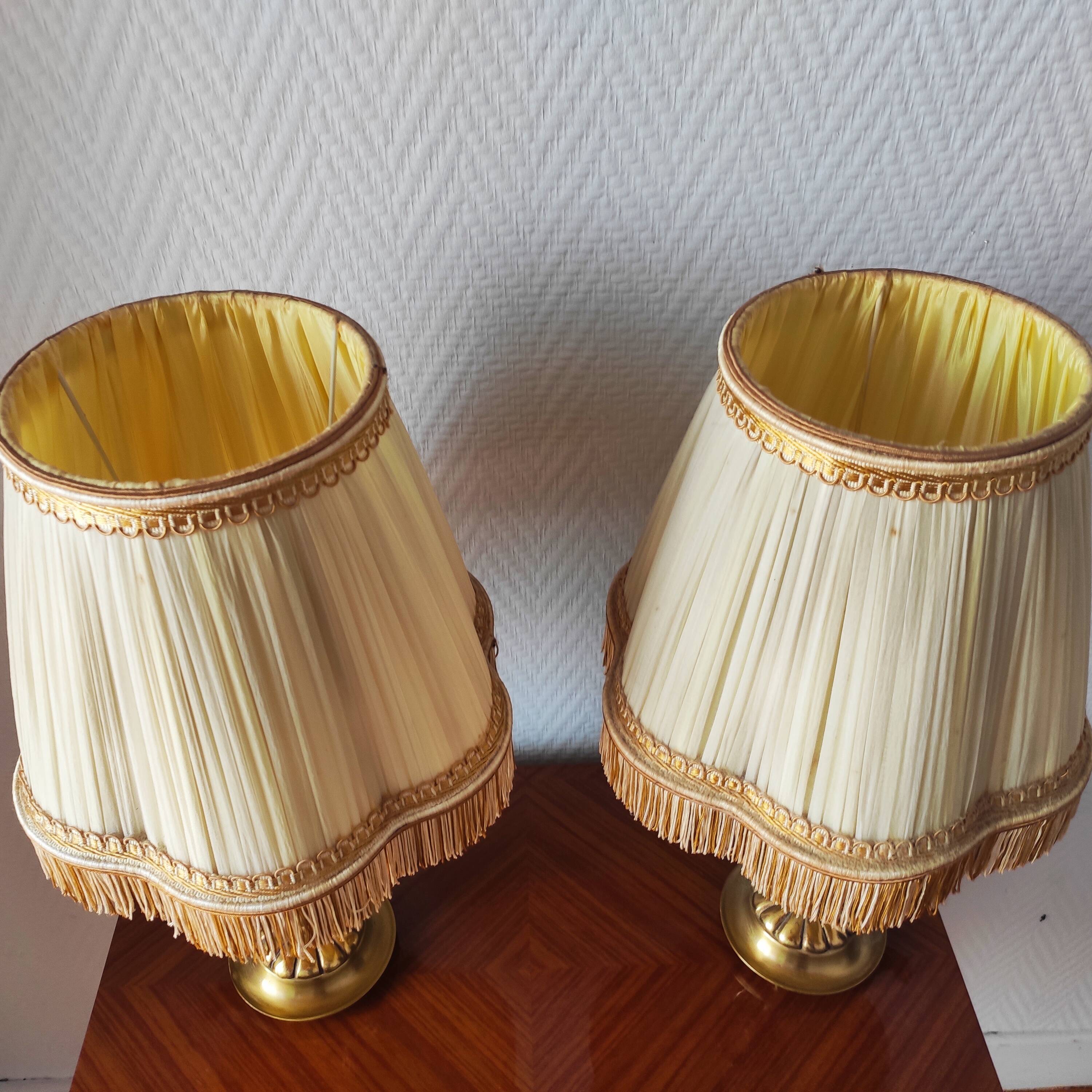 Pair of vintage table lamps