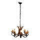 Lustre en fer forgé des années 40