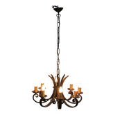 Lustre en fer forgé des années 40