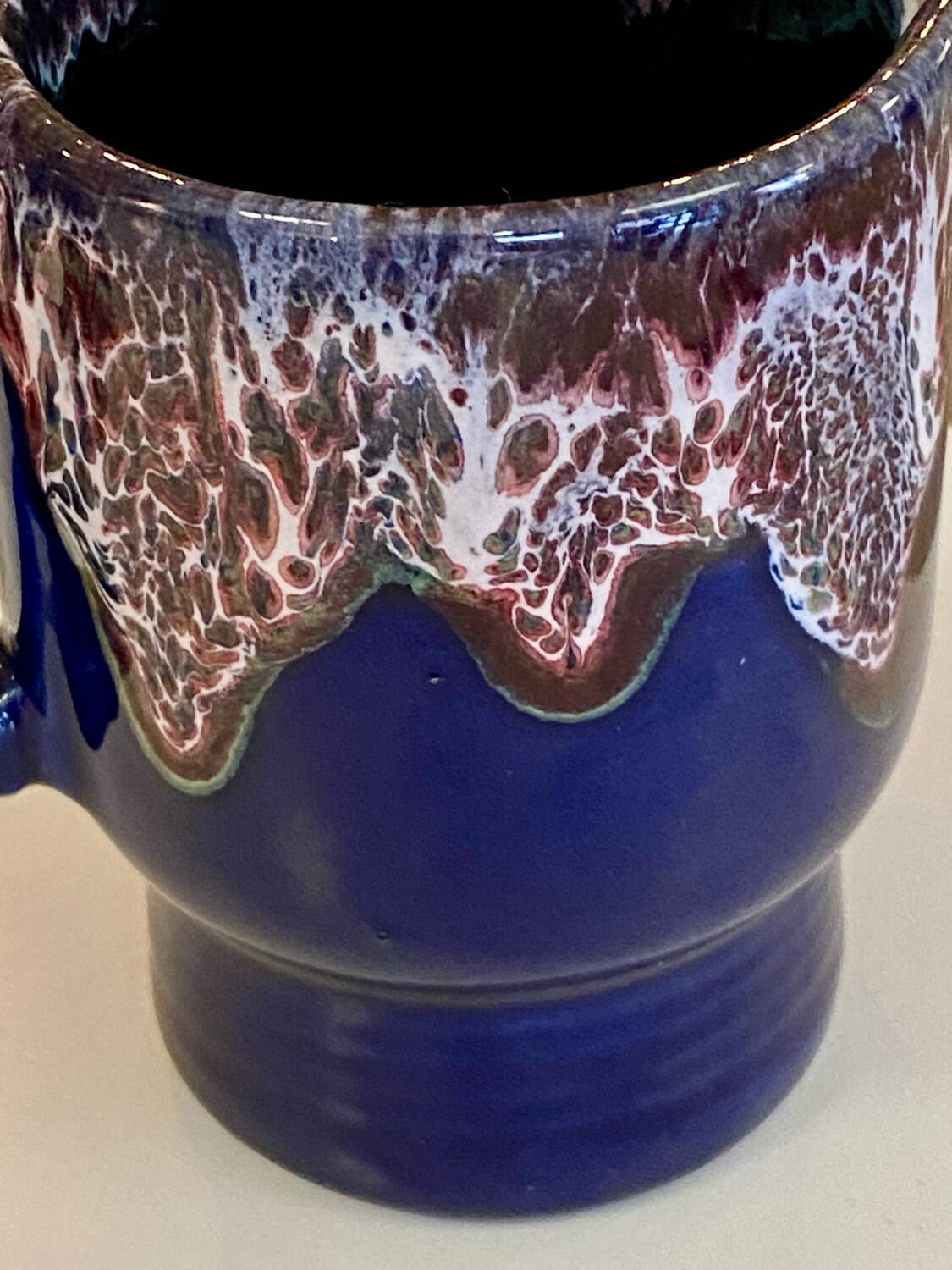 Vallauris blue milk jug