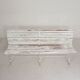 Garden bench, slatted bench, folding, 2 metres long, 1930s.