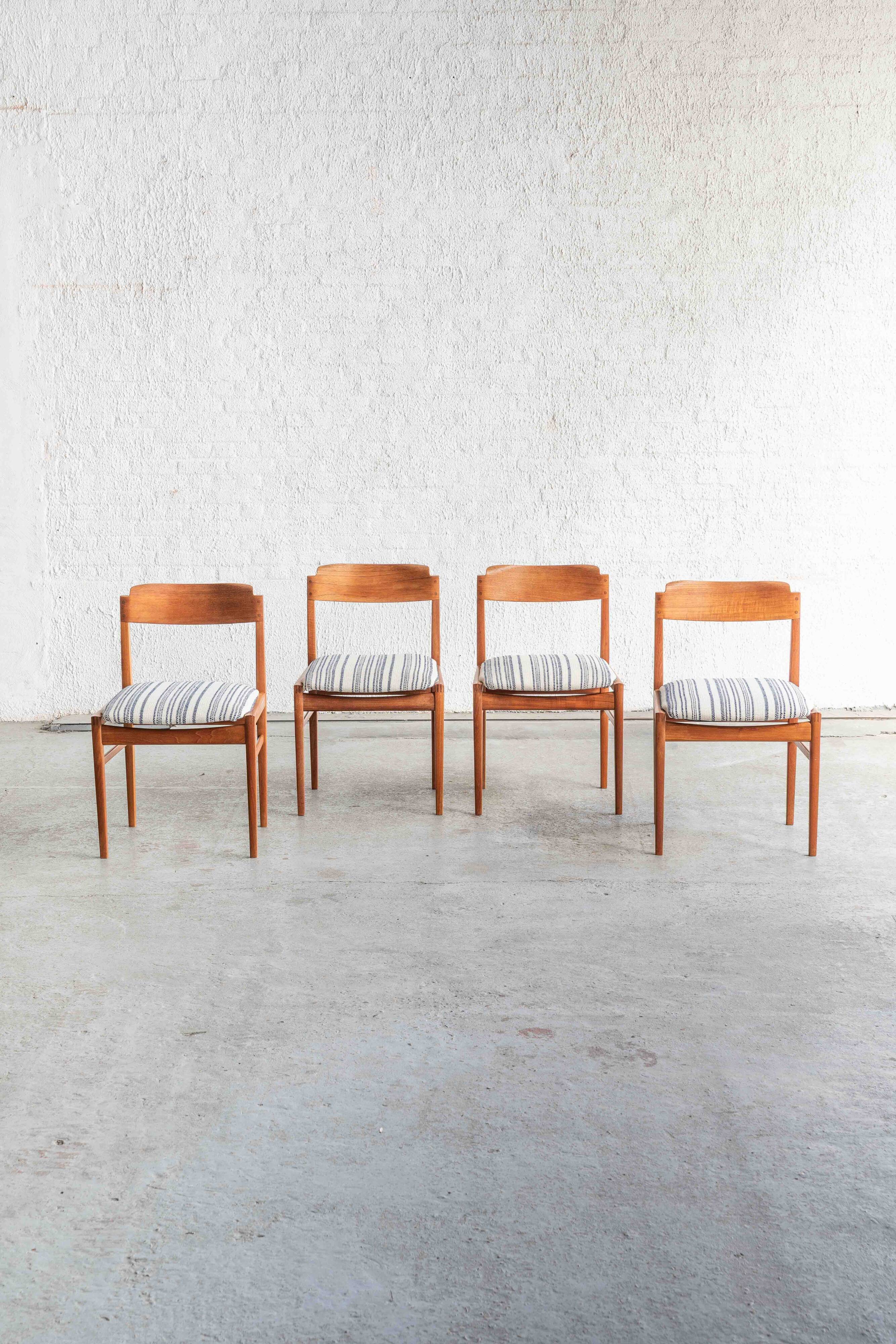 Set of 4 dining chairs, Danish design, 1950's