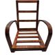 Adjustable H-70 Walnut Bentwood Lounge Chair by Jindrich Halabala, 1930s