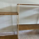 Modular metal shelves from the 1960s