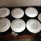 Série de 7 assiettes à dessert vintage