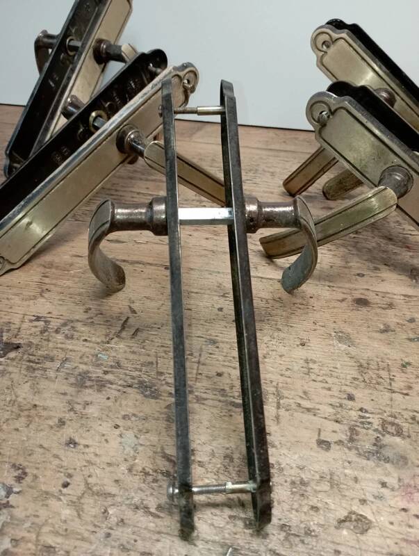 Set of 5 antique handles