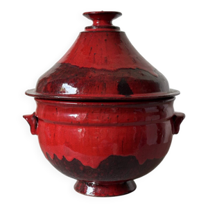 Pot couvert émaillé
