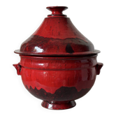 Enamelled covered pot
