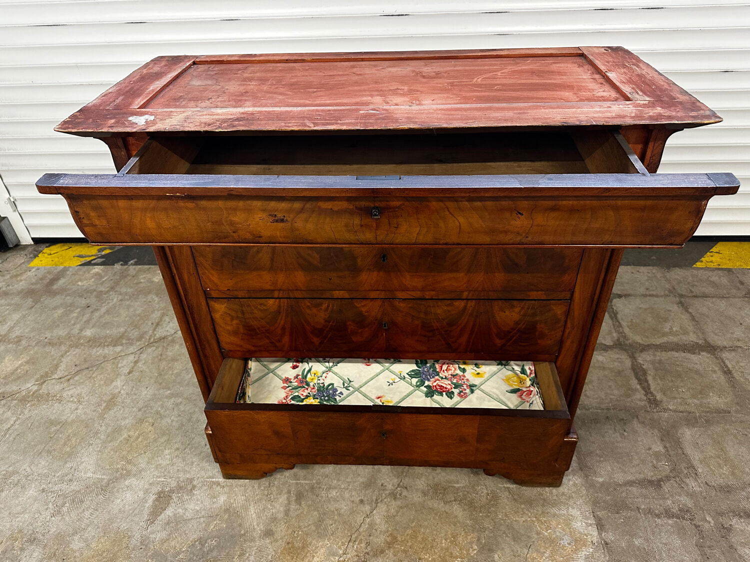 Louis Philippe style commode from the early 20th century - Mahogany
