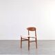 Danish Teak Dining Chairs by Ejner Larsen & Aksel Bender Madsen 1960s Set 4