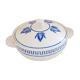 Soupière en porcelaine fleurs bleues badonviller
