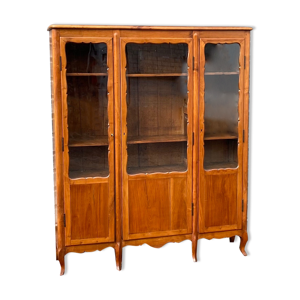Vitrine en merisier d’époque Louis XV XVIII eme siècle