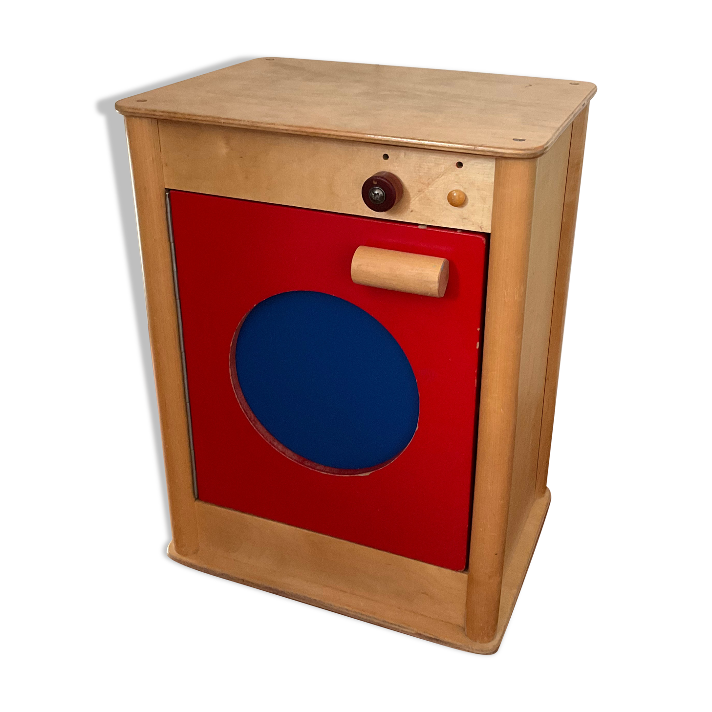 Small vintage red and blue furniture