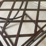 Folding chair antique handmade ironwork