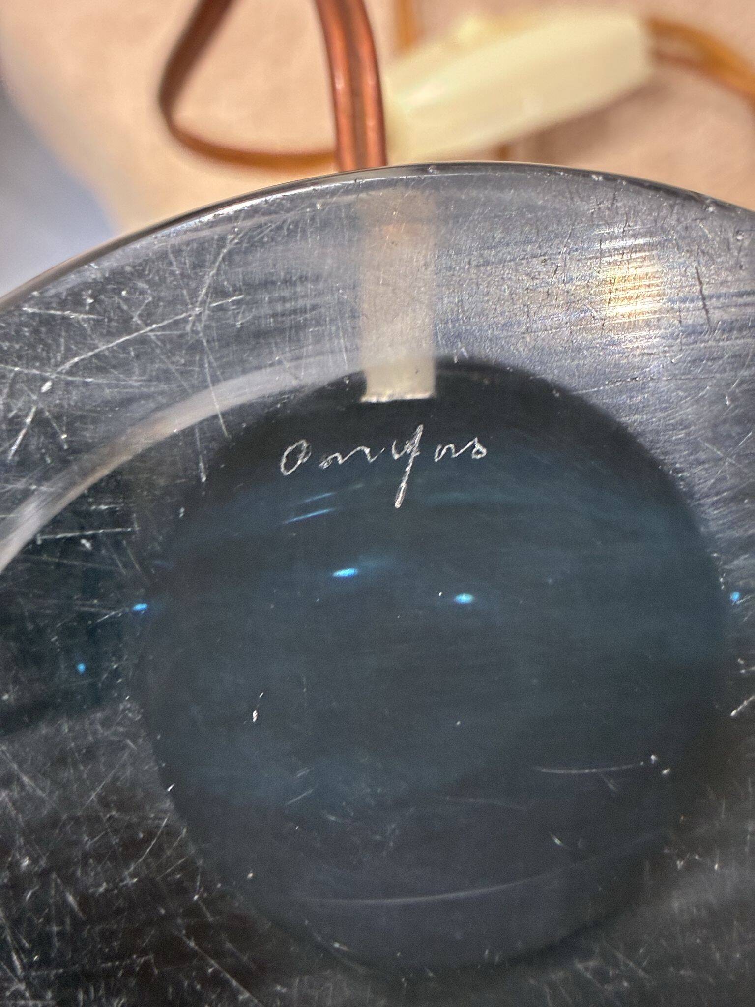 Carl Fagerlund for Orrefors RD 1566 glass table lamp, 1960s