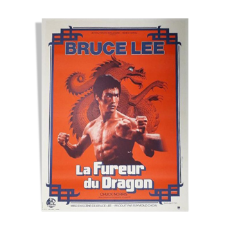 Movie poster "The Fury of the Dragon" Bruce Lee 60x80cm 1974