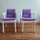 Italian dining chairs "Villabianca" by Vico Magistretti for Cassina