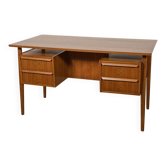 Mid-Century Teak Desk by Gunnar Nielsen Tibergaard, Denmark, 1960s