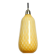 Beautiful yellow & white italian Mid Century Murano glass pendant lamp